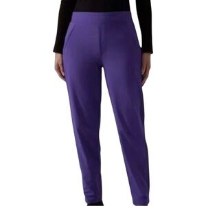 NWT Athleta Brooklyn Lined Pant Size 10 Purple